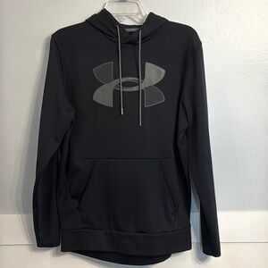 Under Armour Mens Hoodie S Black Logo Pullover